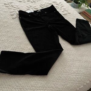 J. Jill Elegant Velvet Black Pants
